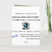 Carte Discours #3 (carte de Fête des pères) (Dos)