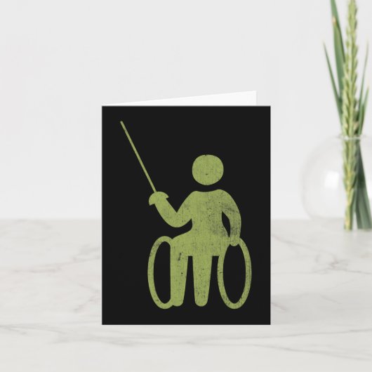 Carte Discours amusants pour les utilisateurs de fauteui (Devant)