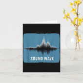 Carte Discours de vague sonore incroyable (Fleur jaune)