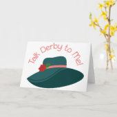 Carte Discuter Derby (Fleur jaune)