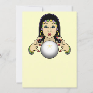 Carte Diseur de bonne aventure de Mardi Gras