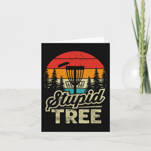 Carte Disk Golf Stupid Tree - Disk Golf (Devant)