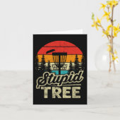 Carte Disk Golf Stupid Tree - Disk Golf (Fleur jaune)
