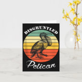 Carte Disntled Pelican Funny Quote Tank Top  (Fleur jaune)