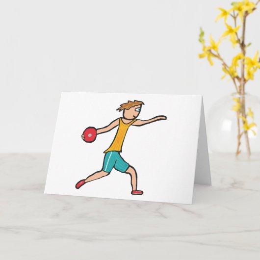 Carte Disque (Fleur jaune)