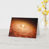 Carte Disque De Matériel Autour De Star Fu Orionis. (Fleur jaune)