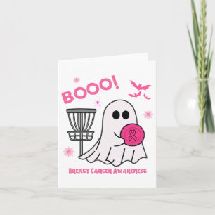 Carte Disque éffrayant Golf Halloween Conscience du canc