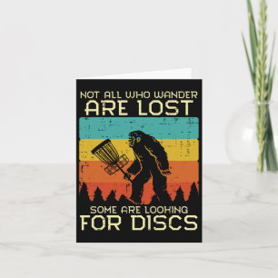 Carte Disque Golf Bigfoot Sasquatch Frisbee Frolf Hommes