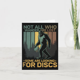 Carte Disque Golf Sasquatch Bigfoot Disque Golfer Funny