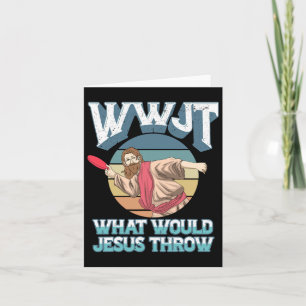 Carte Disque Golf Wwjt Qu'est-ce que Jésus lancerait Fri