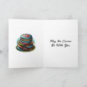 Carte Disque personnalisé Golf Thème Anniversaire (Intérieur)