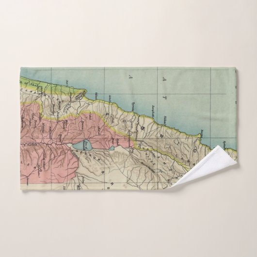 Carte d'Israël (Serviette à main)