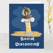 Carte Distances sociales (Fleur jaune)