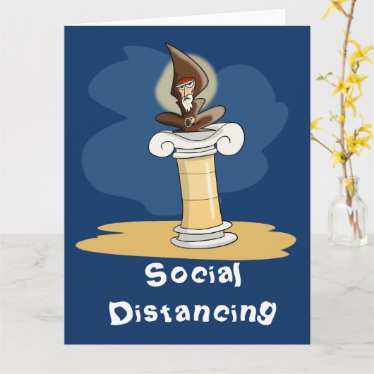 Carte Distances sociales (Fleur jaune)