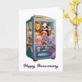 Carte Distributeur rempli de nounours (Fleur jaune)