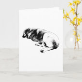 Carte Dit sans mots (Fleur jaune)
