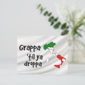 Carte d'Italie Grappa Til Ya Droppa (Debout devant)