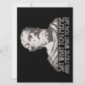 Carte Dites ce que vous mème et mème ce que vous dites (Devant)