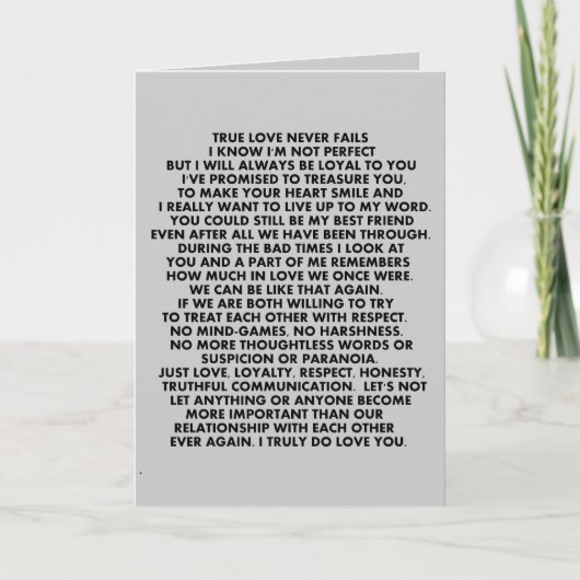 CARTE DITES-LE COMME IL EST LOVE CITE LES RELATIONS ESSA (Devant)