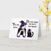 CARTE DITES-MOI KITTY (Fleur jaune)