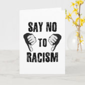Carte Dites non au racisme (Fleur jaune)