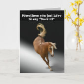 Carte Dites simplement Buck it Retirement (Fleur jaune)