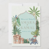 Carte d'itinéraire de mariage (Devant)