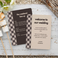 Carte d'itinéraire de mariage décontractée à carre