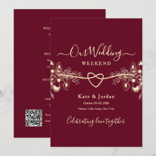 Carte d'itinéraire de week-end de mariage en Bourg