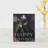 Carte Diva de la gomme à bulles Marchesa Joyeux annivers (Fleur jaune)