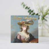 Carte Diva du Bubble Gum dans un Chapeau de Paille (Debout devant)