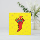 Carte Diva étoiles chaudes kawaii pepper (Debout devant)