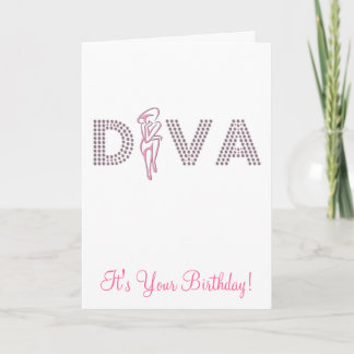 Carte Diva rose