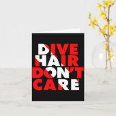 Carte Dive Hair Don't Care (Fleur jaune)