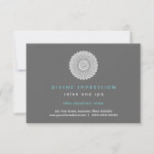 Carte Divine Impression Bleu Certificat cadeau (Devant)