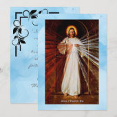 Carte Divine Miscy Jésus Flat Encouragement Card (Devant / Derrière)