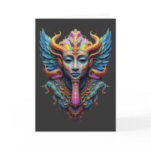 Divinité ailée mystique