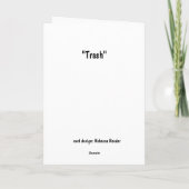 Carte Divorce amusant ou briser l'encouragement (Dos)