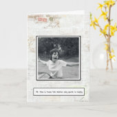 Carte Divorce Congratulations (Fleur jaune)