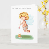 Carte Divorce mignonne et encouragement unique (Fleur jaune)