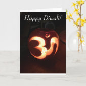 Carte Diwali (Fleur jaune)