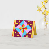 Carte Diwali (Fleur jaune)