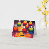 Carte Diwali 1 (Fleur jaune)