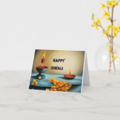Carte Diwali 10 (Fleur jaune)