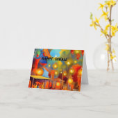 Carte Diwali 6 (Fleur jaune)