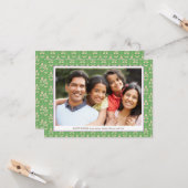 Carte Diwali Joyeuse couleur modifiable photo de f (Devant/Arrière en situation)