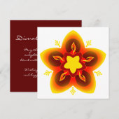 Carte diwali rangoli (Devant / Derrière)