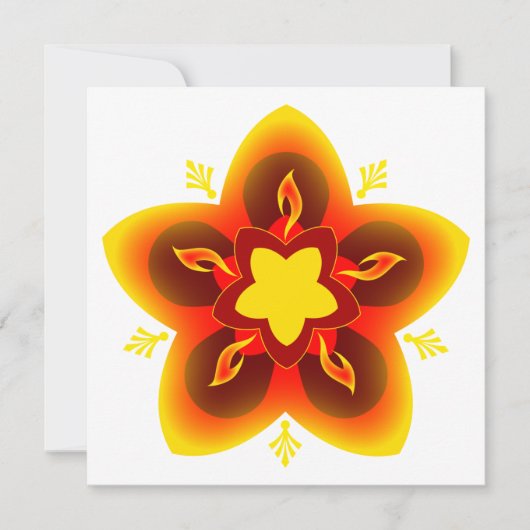 Carte diwali rangoli (Devant)