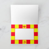 Carte Diwali rouge et jaune (Intérieur)