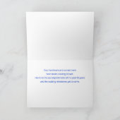 Carte Dixième année de l'employé Anniversaire Merci d'af (Intérieur)